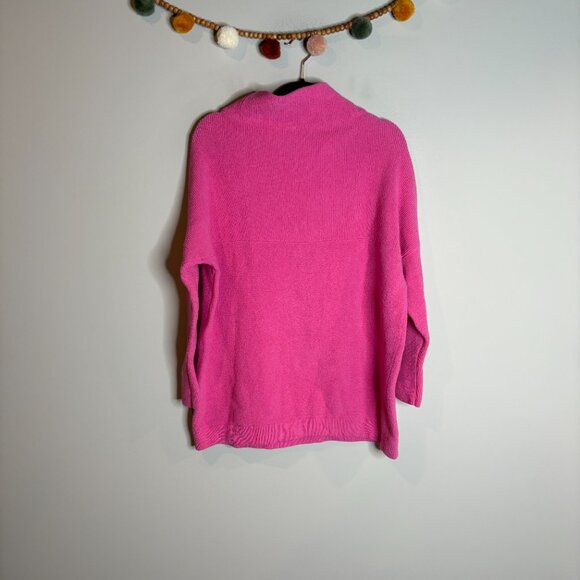 Free People Women's Ottoman Slouchy Sweater in Hot Pink - Picture 6 of 6